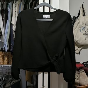 Madewell Faux Wrap Top